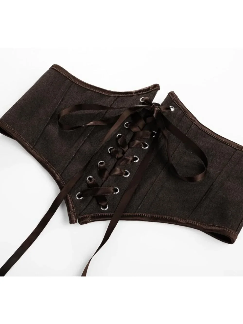 Floral Lace Up Underbust Corset Belt for Women | Scarlet Darkness Style